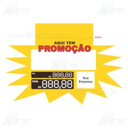Display SPLASH "Promoção" Grande - Papel Cartão Duplex 250g - F4 
