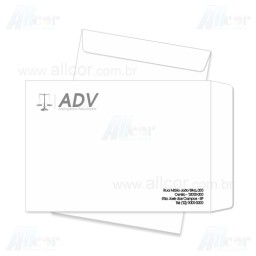 Envelope Saco 24x34cm Impressão em 1 cor - Papel Sulfite 90gr - F1 